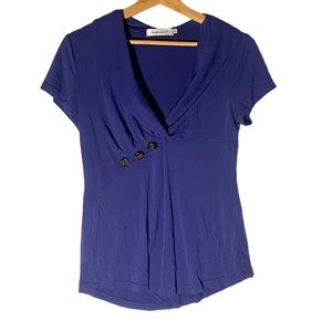Helloacc Royal Blue Blouse